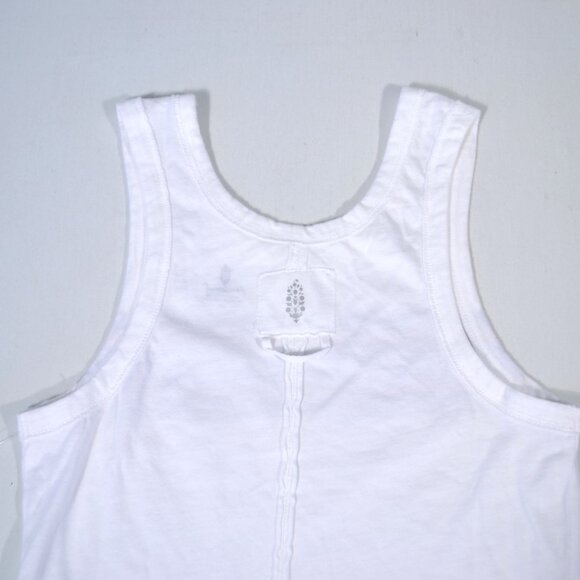 NEW FREE PEOPLE BACK TO BASICS LOGO TANK TOP, SMALL - Picture 7 of 8